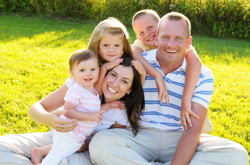 happy-family-on-the-grass