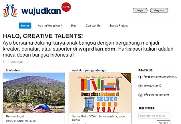 Wujudkandotcom Crowdfunding Asli Buatan Indonesia