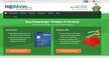 Finansialku - Website untuk Membandingkan Jasa Keuangan HaloMoney Indonesia