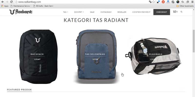 Radiantbag - Bisnis Online