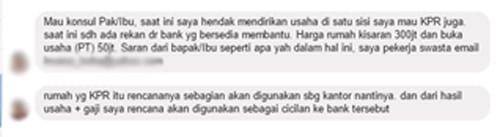 Konsultasi Ingin Membeli Rumah dengan KPR Sekaligus Membuat Bisnis, Apakah Mungkin 02 - Finansialku