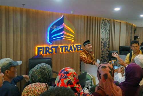 11 Entitas Dihentikan OJK, First Travel Termasuk Didalamnya Apa Karena Skema Ponzi 02 - Finansialku