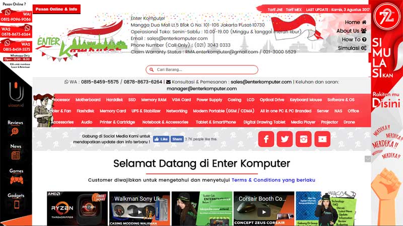 5 Toko Komputer Online, Tempat Belanja Komputer, Notebook dan Smartphone yang Hemat 05 - Finansialku