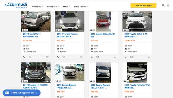 Ribet Jual Mobil Bekas? Coba Beriklan di 8 Website Jual Beli Mobil Bekas Ini 05 Finansialku