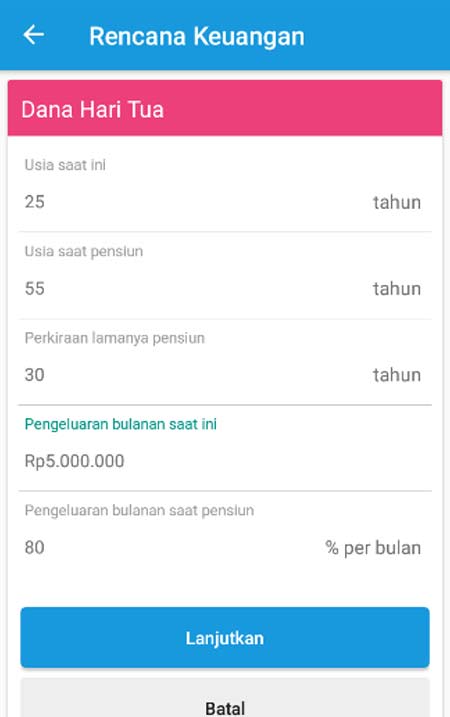 Aplikasi Finansialku Dana Pensiun 4