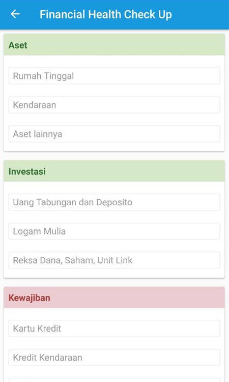 Financial Health Check Up Aplikasi Finansialku 3