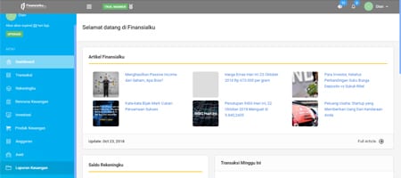 Laporan Keuangan Aplikasi Finansialku