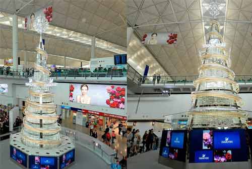 Pohon Natal 09 (Hong Kong Swarovski Crystal Christmas Tree) - Finansialku