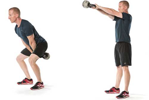 Olahraga Mengecilkan Perut 04 Kettlebell Swing - Finansialku