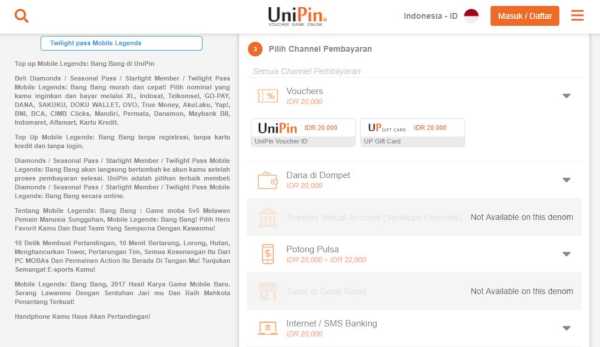 UniPin Begini Cara Beli dan Top Up Voucher Game Online 02 - Finansialku