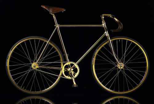 Sepeda Termahal di Dunia 07 Auramania Crystal Edition Gold Bike - Finansialku